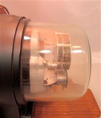 VINTAGE DUNCAN ELECTRIC METER TABLE LAMP TESTED FULLY OPERATES W/SPINNING METER